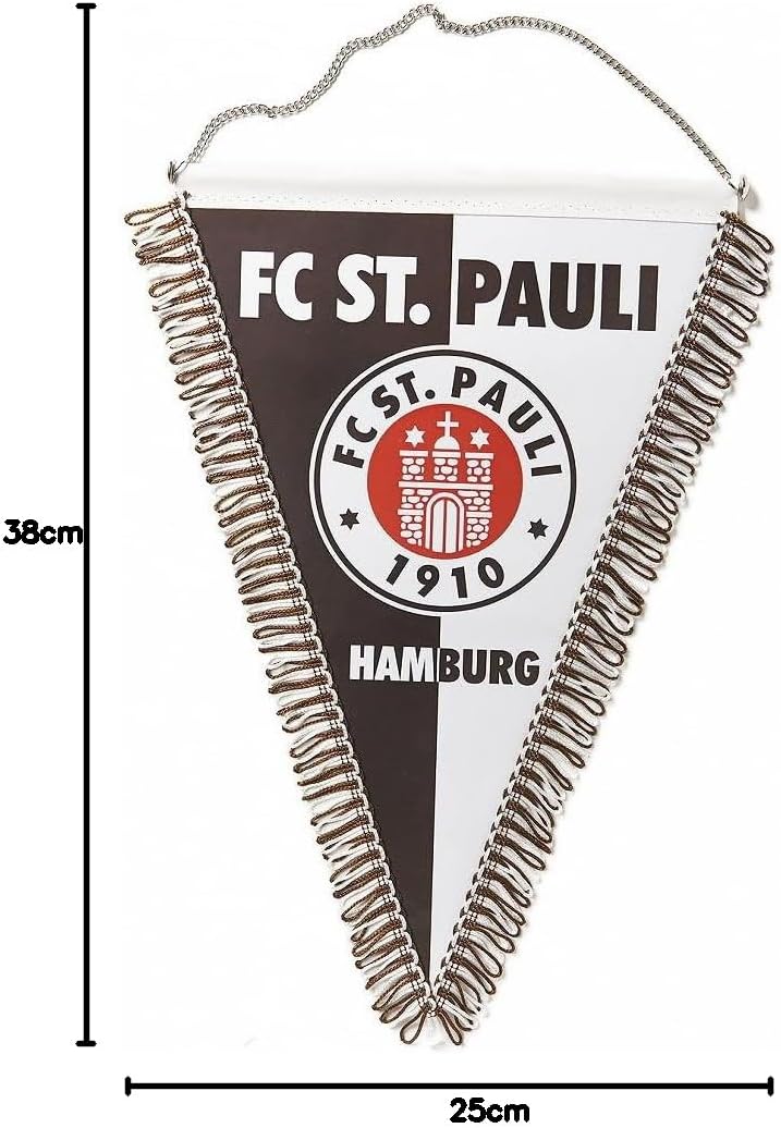 FC St. Pauli - Logo Liga - Wimpel 25 x 38cm