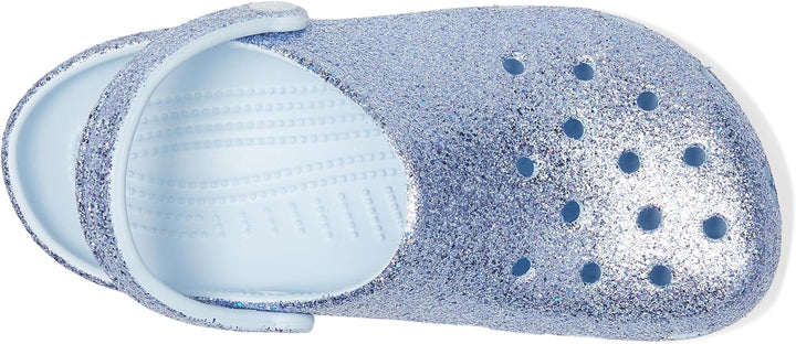 Crocs Unisex Crocband Clogs 30 EU Blue Frost Glitter, 30 EU Blue Frost Glitter