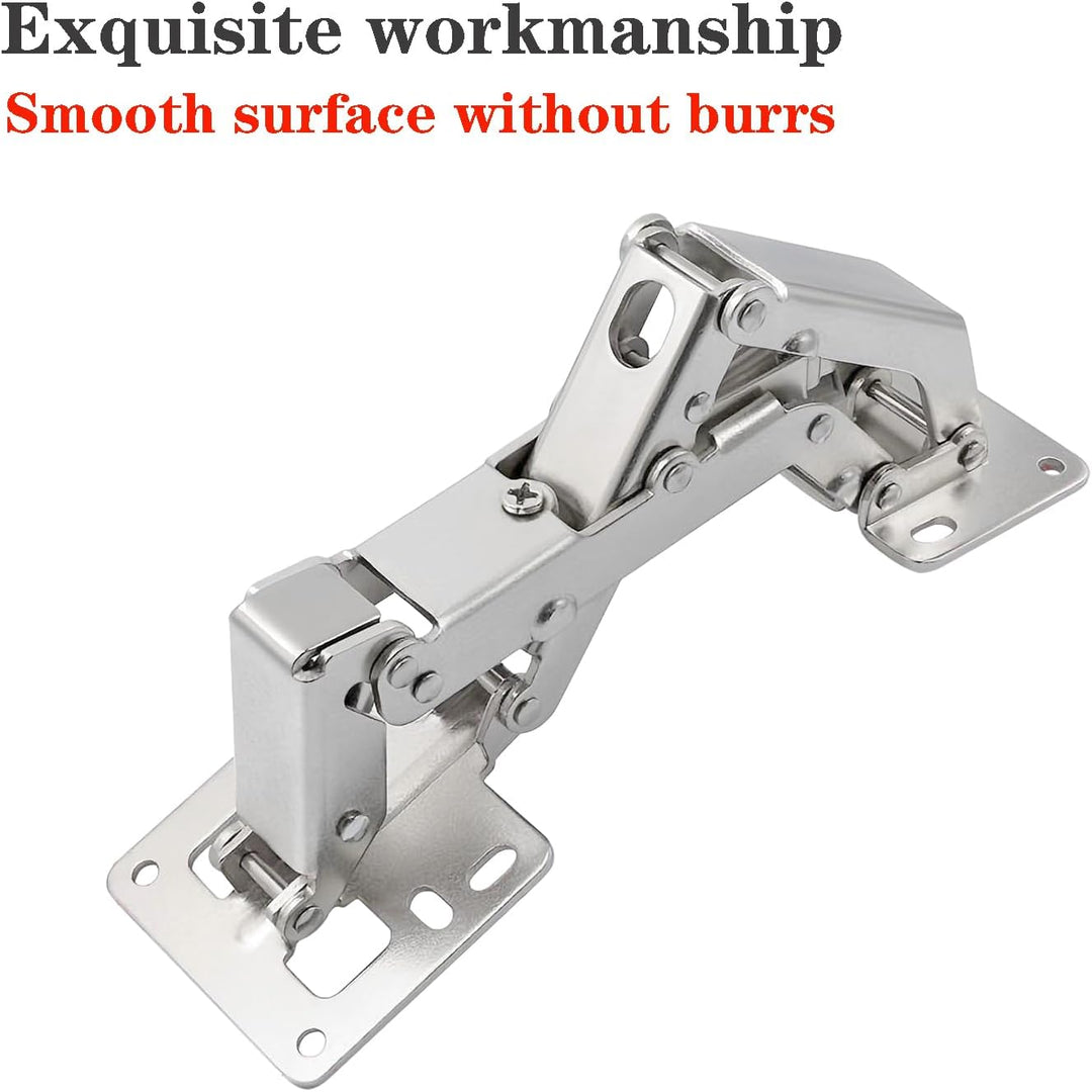 Qrity 2 Stück Scharniere 170° Möbelscharnier Soft Close Türscharniere Hydraulische Sanftes Schliesse
