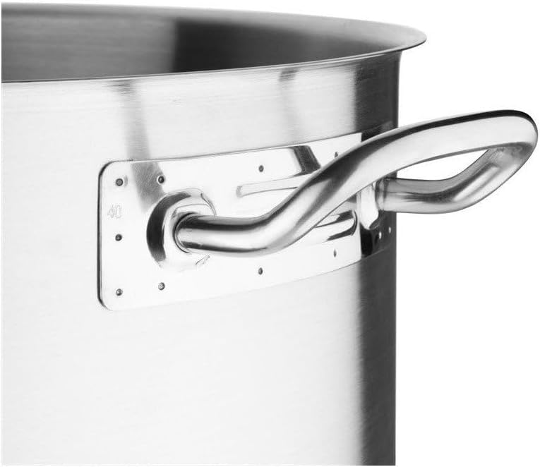 Vogue R245 Tief Suppentopf 360(d)mm x 360mm/14.5"(dia)., 360(d)mm x 360mm/14.5"(dia).
