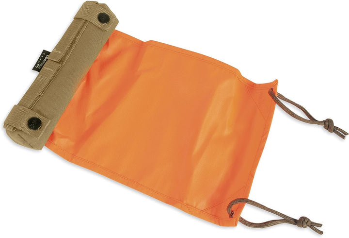 Tasmanian Tiger TT Tac Marker System Tasche mit ausrollbarer Stoff-Flagge in Warn-Orange Coyote Brow