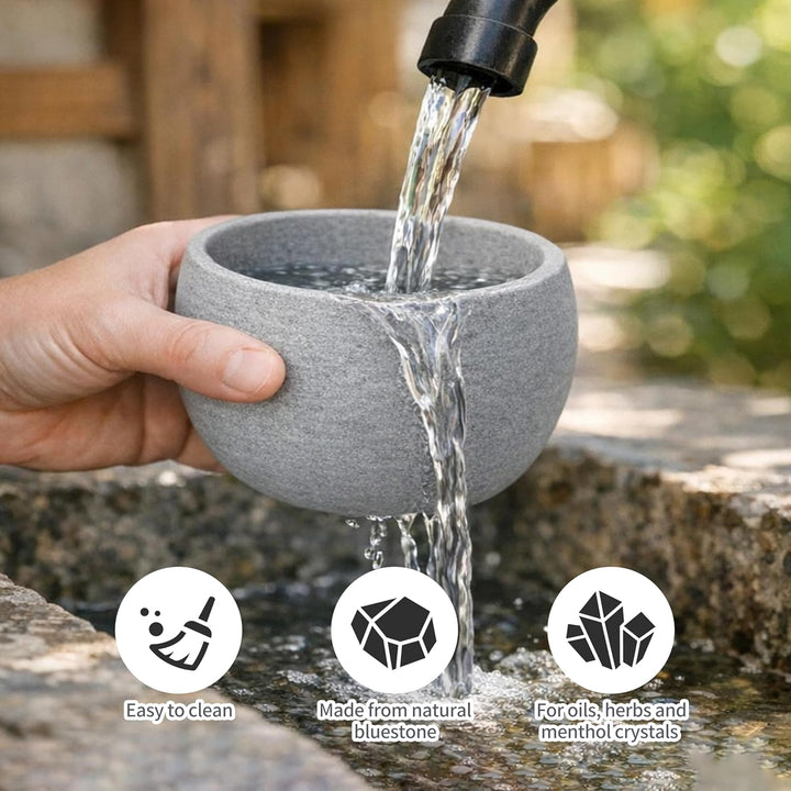 Sauna Aromaschale aus sauna zubehör, 10,5 x 6 cm, Aromatherapie-Schale als Accessoire für Saunaräume