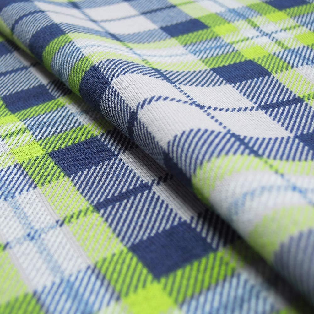 e.VIP® Herren Schlafanzug Chris SL 328A aus 100% Baumwolle S Marine/Grün, S Marine/Grün