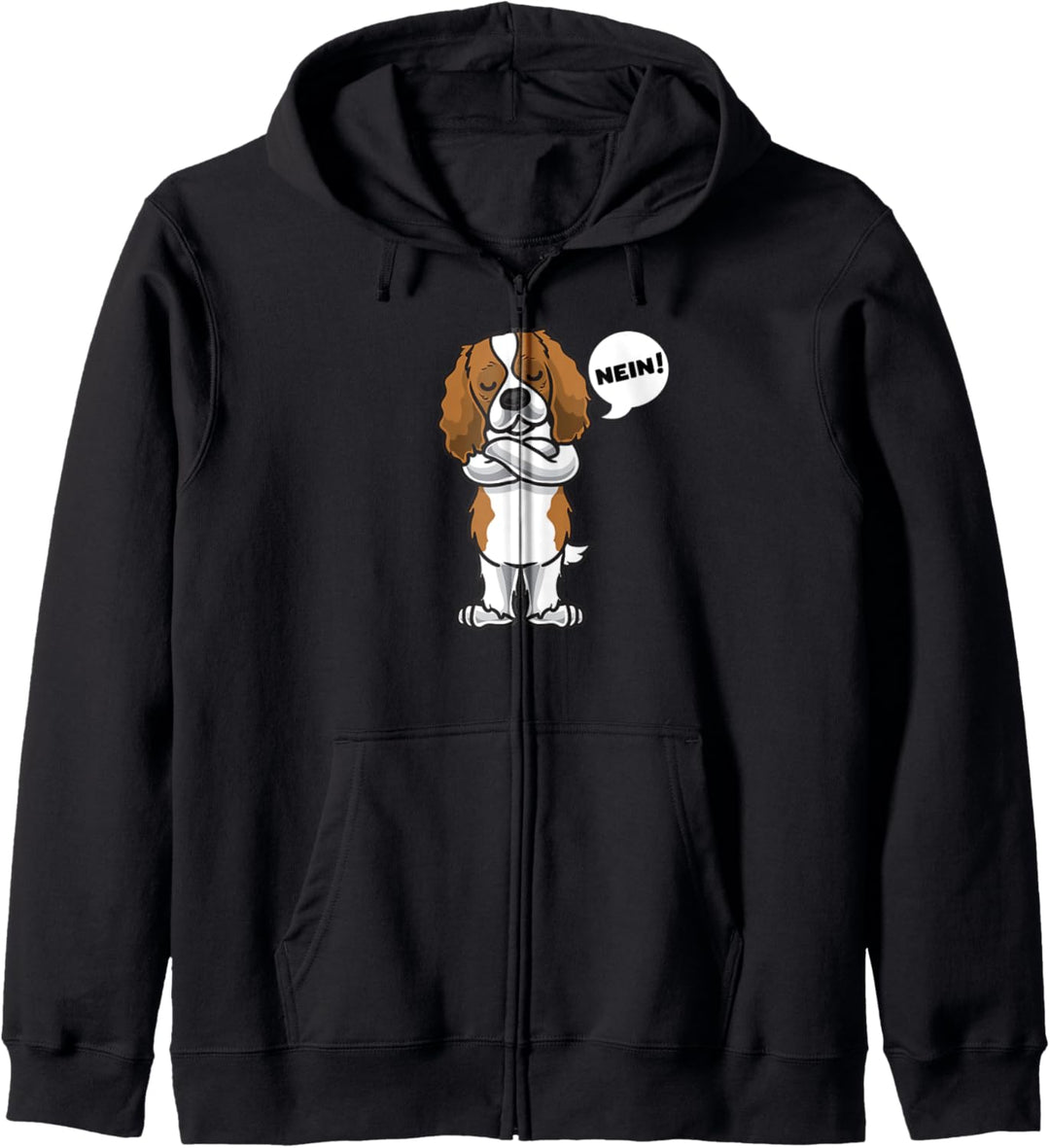 Sturer Cavalier King Charles Spaniel Hund lustig Hundefan Kapuzenjacke