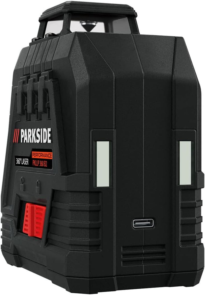 PARKSIDE PERFORMANCE 360° Kreuzlaser-Nivellier PKLLP 360 ohne Kabel