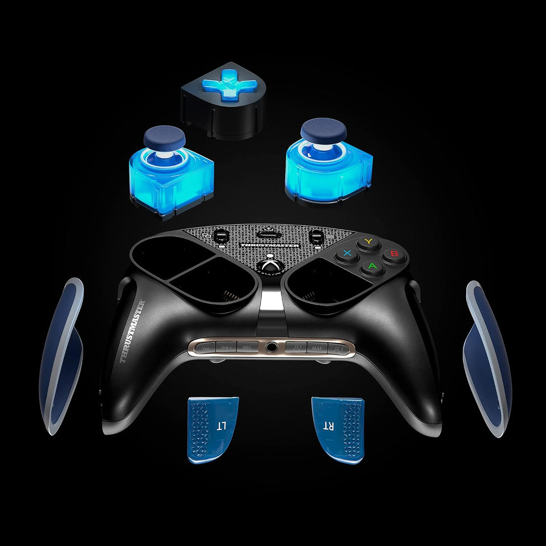 Thrustmaster eSwap X Led Blue Crystal Pack, Pack mit 7 Hintergrundbeleuchteten für eSwap X Controlle