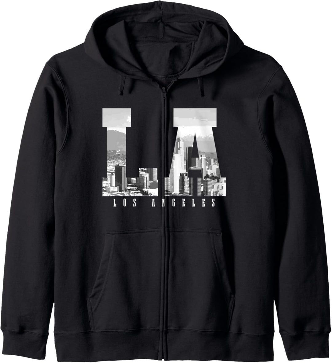 LA Los Angeles California Skyline USA Vintage Souvenir Kapuzenjacke