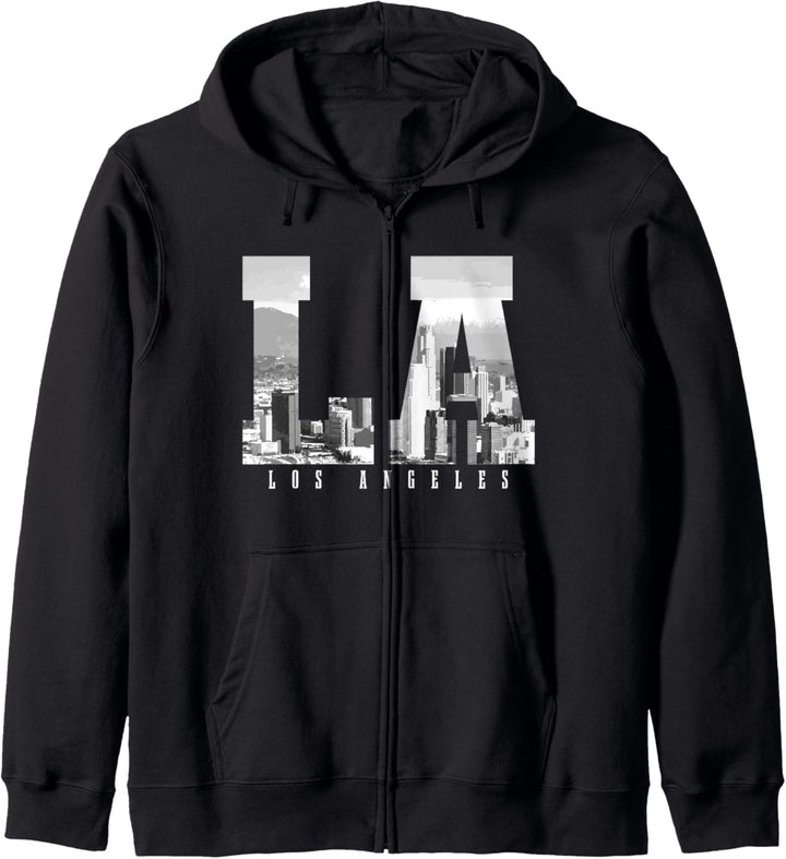 LA Los Angeles California Skyline USA Vintage Souvenir Kapuzenjacke
