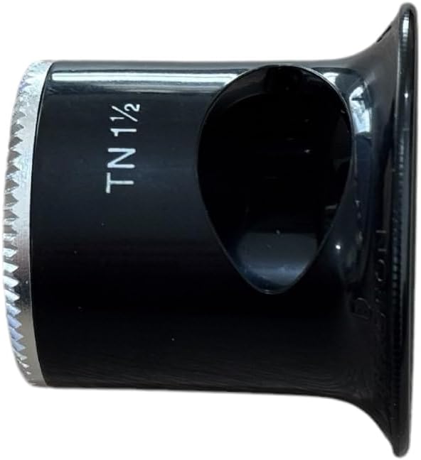 Bergeon 2611-TN 6.7X Uhrmacherlupe Biconvex Air 1.5, Schwarz