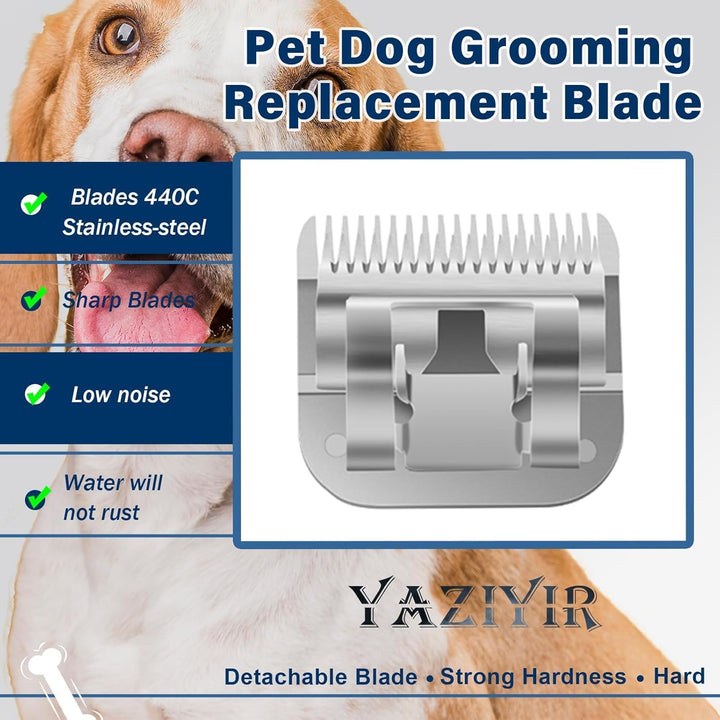 Ersatzklingen für Hundeschermaschine 3 Stück für Hund Katze 10F/1,5 mm | Edelstahl-Scherköpfe, Kling