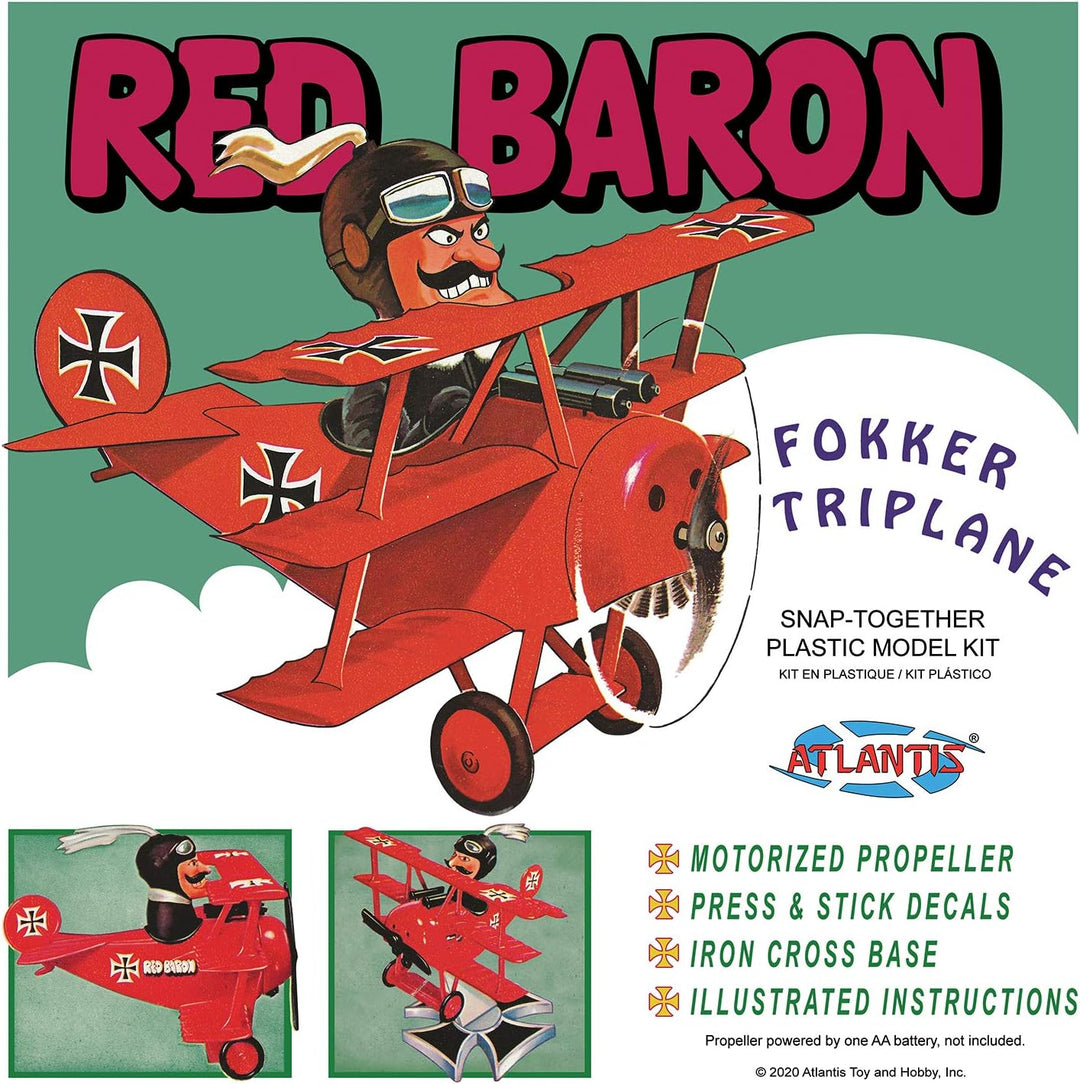 Atlantis Fokker Dreidecker, Roter Baron, Mehrfarbig M5903