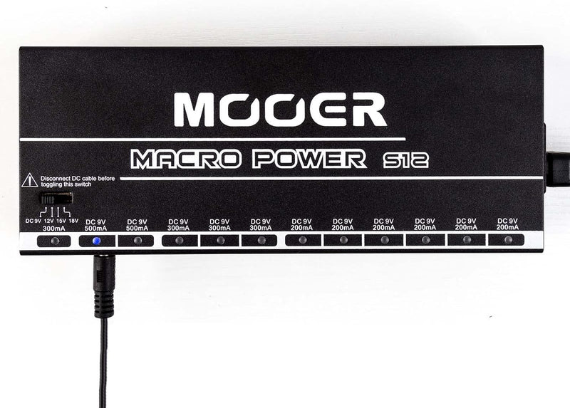 Mooer Macro Power S12 - Power Supply with 12 Isolated Ports