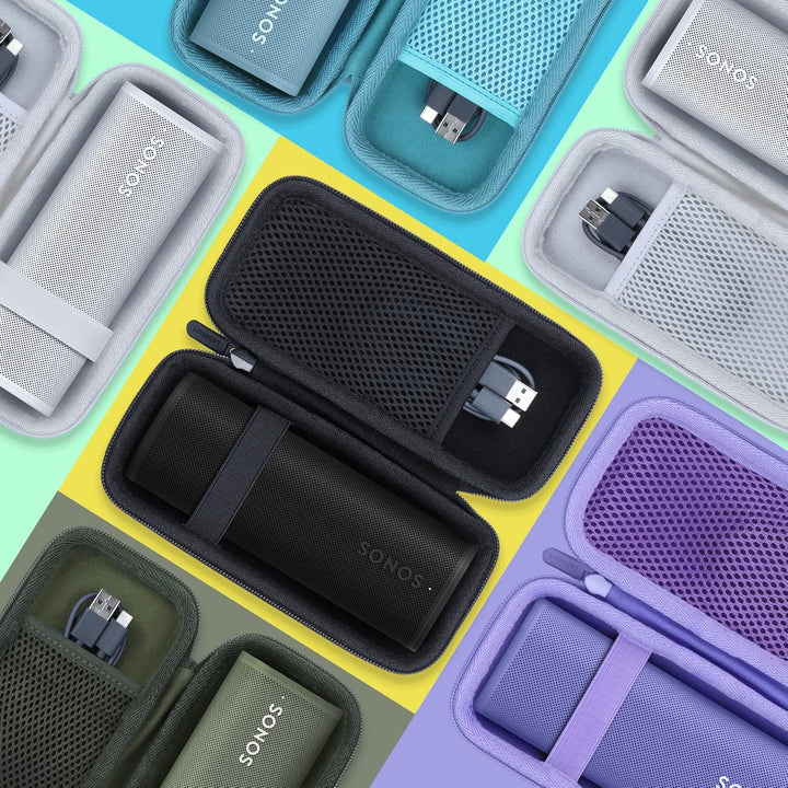 Lebakort Hart Tasche Hülle Etui für Sonos Roam/Sonos Roam 2 Tragbarer wasserdichter Bluetooth-Lautsp