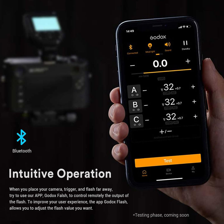 Godox XProII-N Drahtloser Blitzauslöser für Nikon Kamera, 1/8000s HSS TTL Konvertierung, manuelle TC