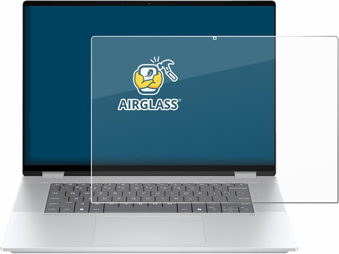 BROTECT Schutzglas für HP OmniBook X Flip 16-aX Schutzfolie Panzer Folie Glas Displayschutz Made in