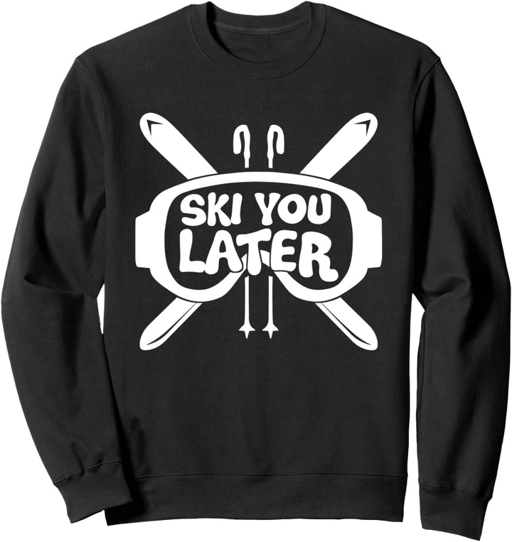 Ski Skifahren Wintersport - Apres-Ski Skifahrer Sweatshirt