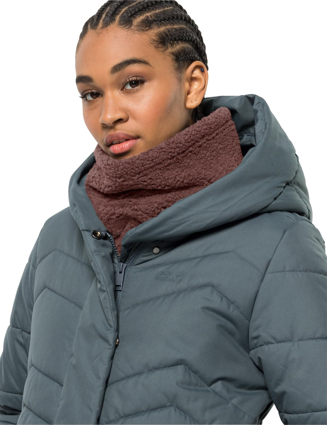 Jack Wolfskin Damen High Curl Loop W Winter-Schal Einheitsgrösse boysenberry, Einheitsgrösse boysenb
