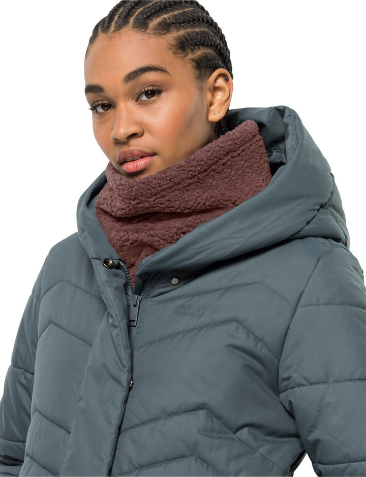 Jack Wolfskin Damen High Curl Loop W Winter-Schal Einheitsgrösse boysenberry, Einheitsgrösse boysenb