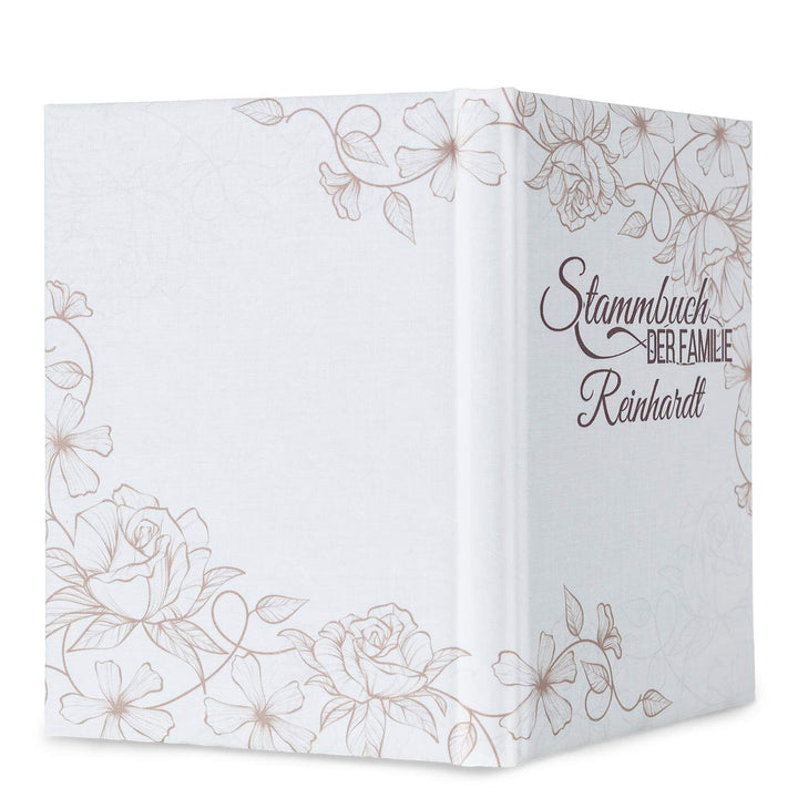 Hochzeitideal Stammbuch der Familie Familienstammbuch bedruckten Buchbinderleinen (506 - Bruna perso