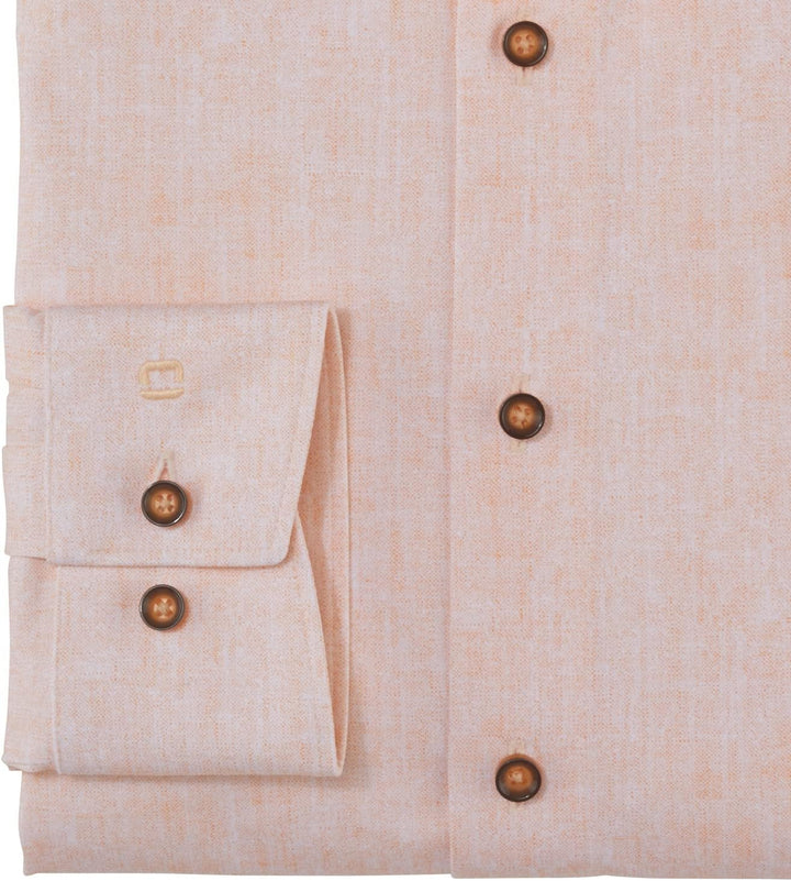 OLYMP Herren Businesshemd Langarm Luxor 24/Seven,modern fit,New Kent 37 Mandarin 82, 37 Mandarin 82