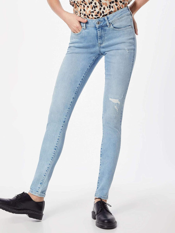 Pepe Jeans Damen Jeans Pixie hellblau 29""32