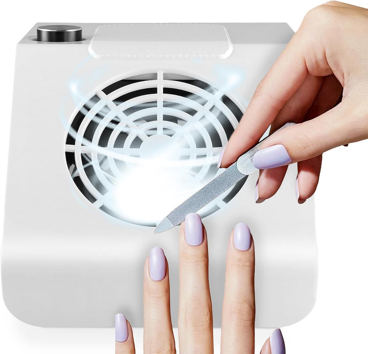 80W Nagelstaubsauger mit wiederverwendbarem Filter und einstellbarer Windgeschwindigkeit – effizient