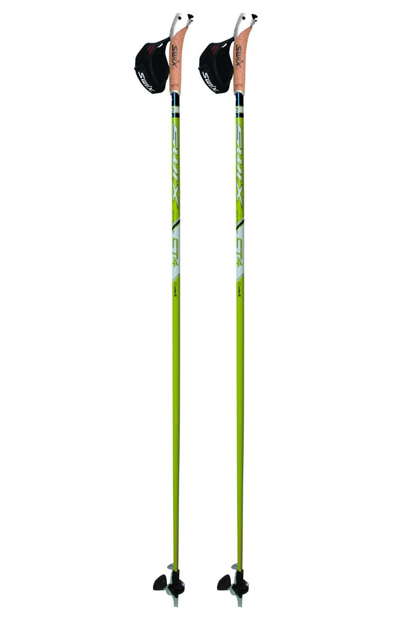 Swix Nordic Walking Stock CT 4 Lime Composite Premium Lime mit Twist&Go Spitze 100 cm, Lime mit Twis