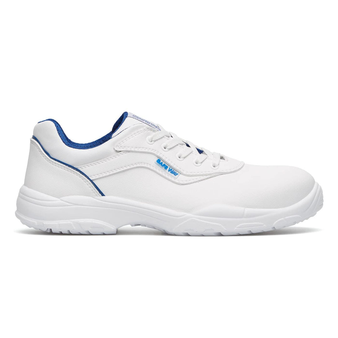 Exena Arbeitsschuhe Sicherheitsschuhe S2 Schnürschuhe weiss mit Schutzkappe Lebensmittel, Gastro 41