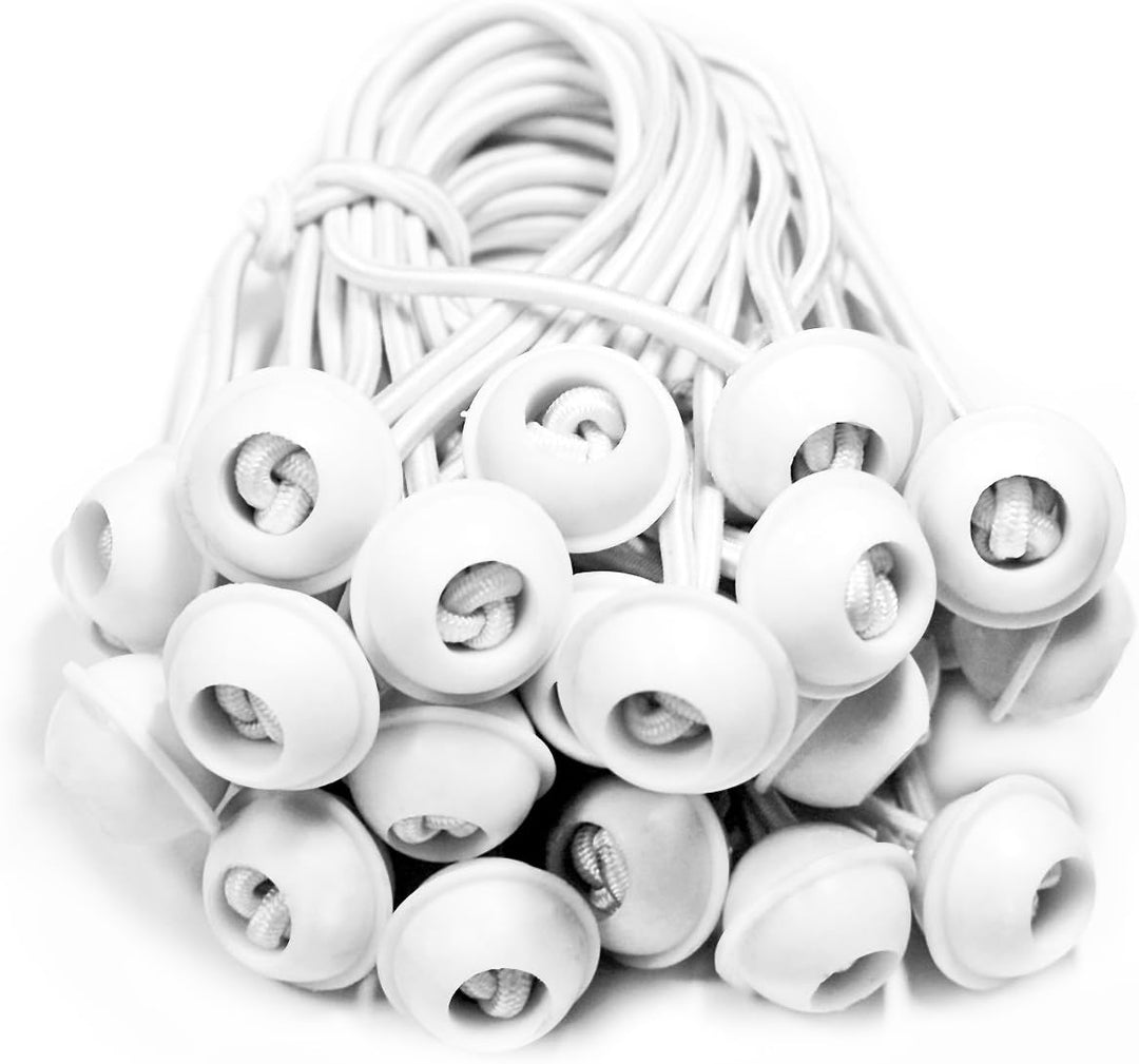 25 Stück Set Gummischlaufen Spanngummis zum Befestigen von Planen - Zeltgummis Expanderschlingen Bun