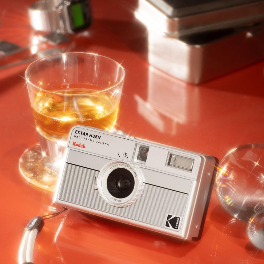 KODAK EKTAR H35N Halbformat-Filmkamera, 35 mm, wiederverwendbar, Bulb-Funktion, Sternfilter, beschic