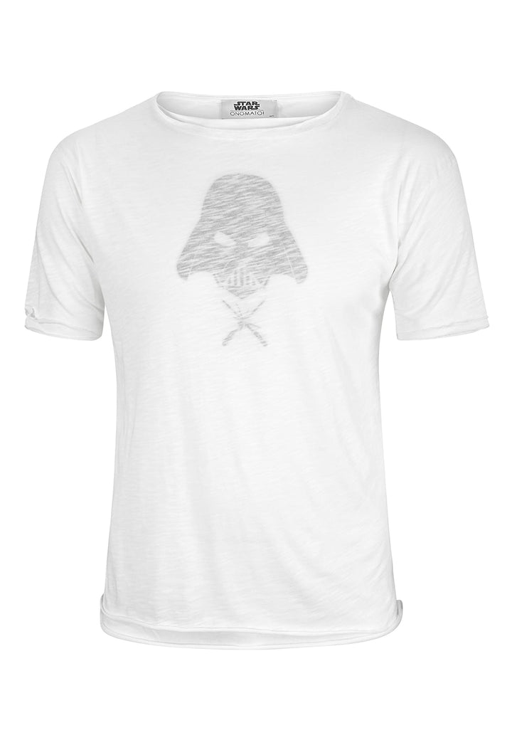 Star Wars Darth Vader Herren T-Shirt Erwachsene Kurzarm-Shirt Weiss XXL Weiss, XXL Weiss