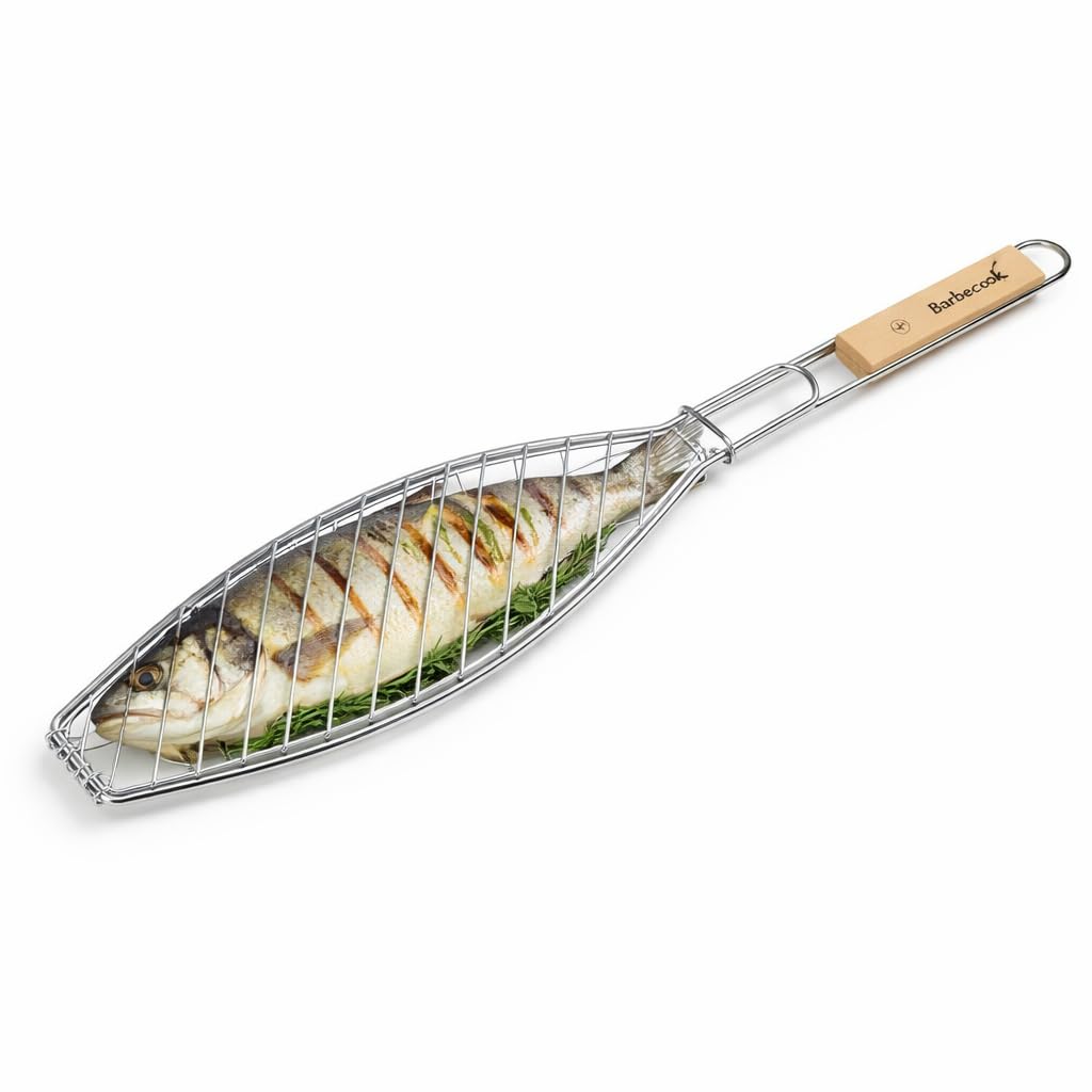 Barbecook Grillrost, Fischgrill, Grillzubehör, 66x14.5x2cm 66.0x2.0x15.0 cm, 66.0x2.0x15.0 cm