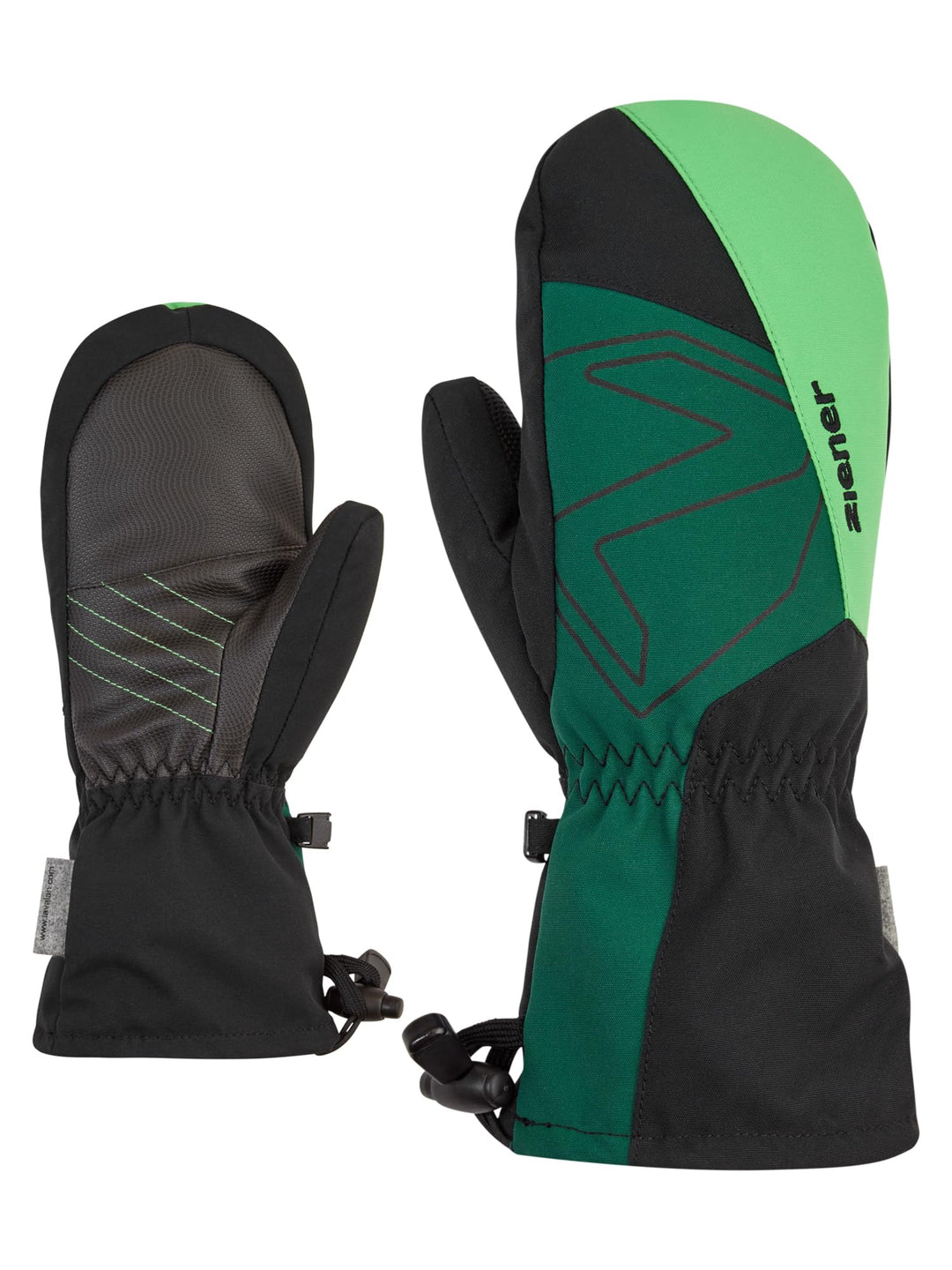 Ziener Unisex Lavalino Ski-Fäustling/Wintersport | wasserdicht, extra warm, Wolle (1er Pack) 5 deep