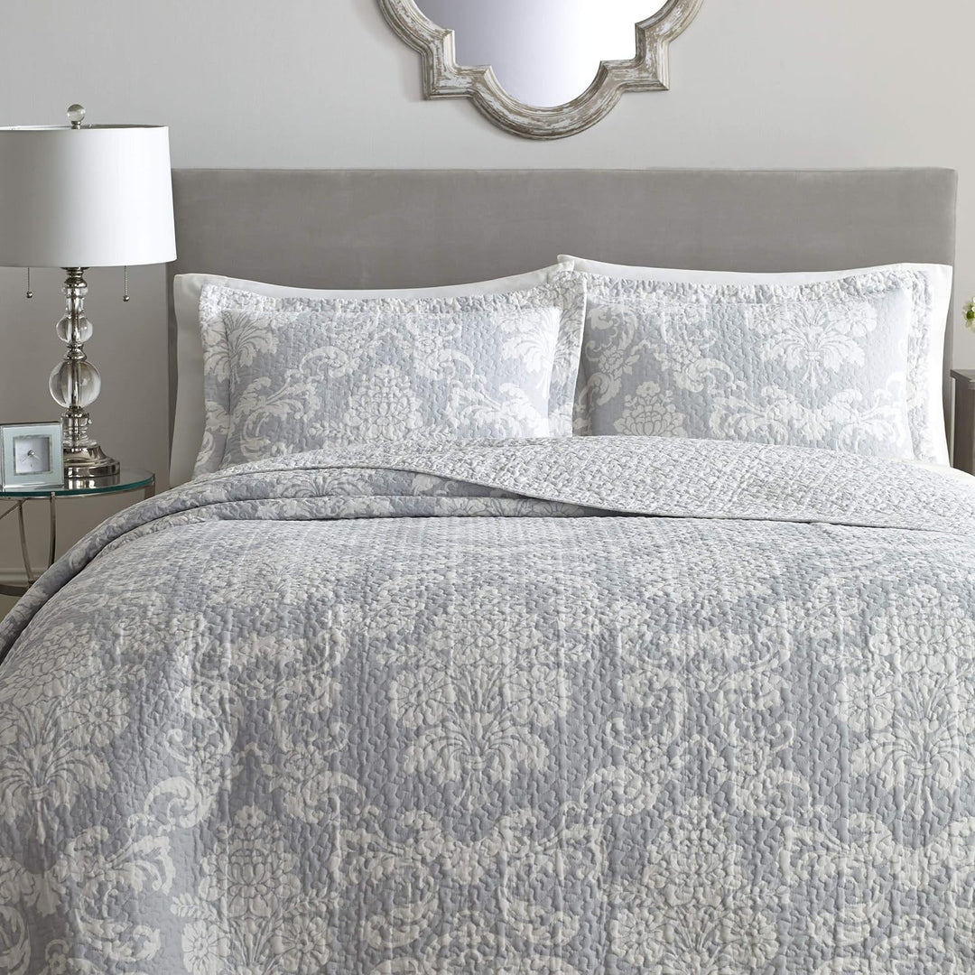 Laura Ashley Bettwäsche-Set Wendebettwäsche aus Baumwolle mit passenden Kissenbezügen, leichte Wohnk
