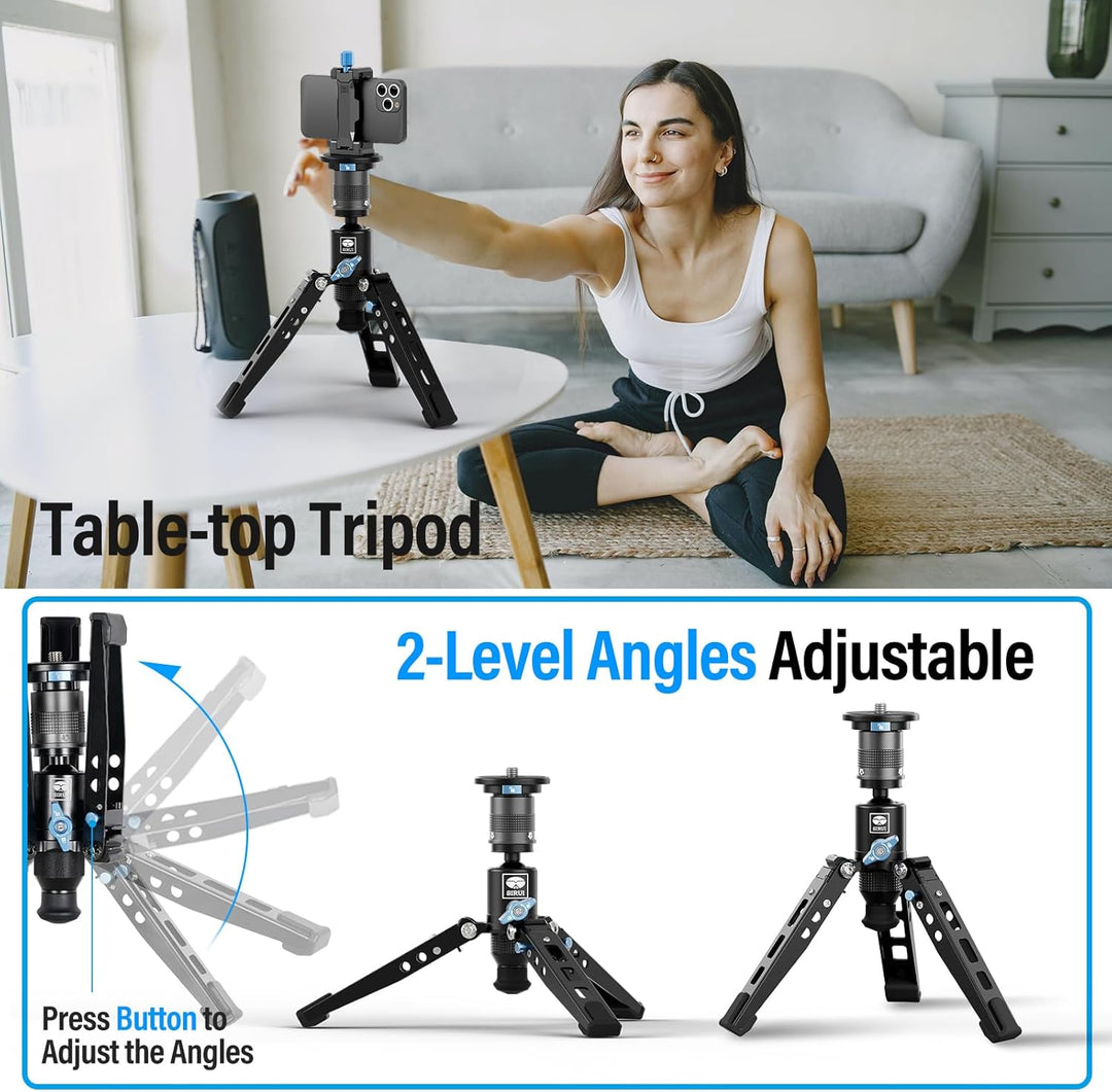 SIRUI 165 Einbeinstativ für Kameras, 165,1 cm (65 Zoll) Kohlefaser Einbeinstativ mit Füssen, schnell