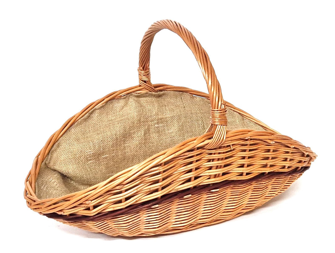 Tigana - Kaminkorb Holzkorb Kaminholzkorb aus Weide mit Jute (Art. 90202-2F)