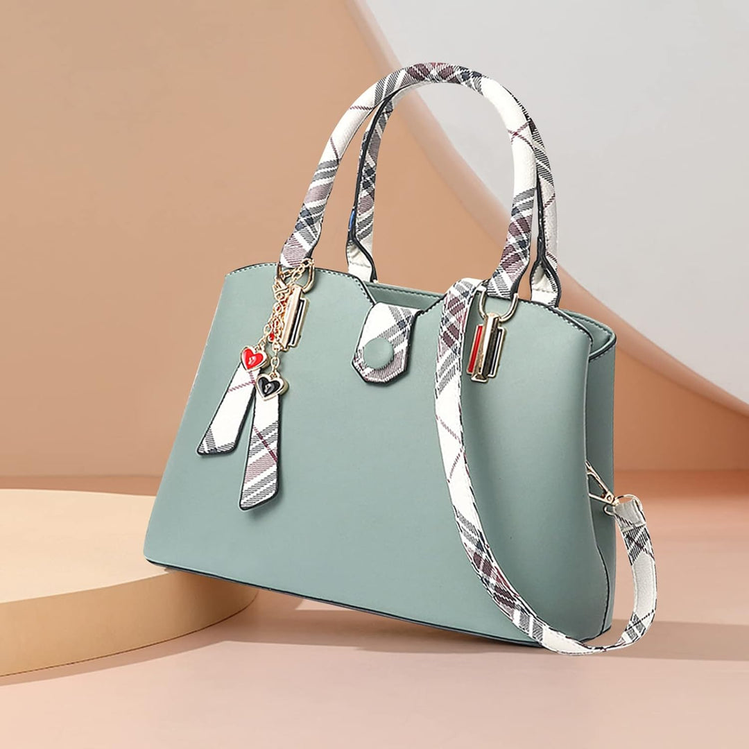 NICOLE &amp; DORIS Handtaschen Damen Elegante Frauen Umhängetasche mit Farbe Streifen Damen Schultertasc