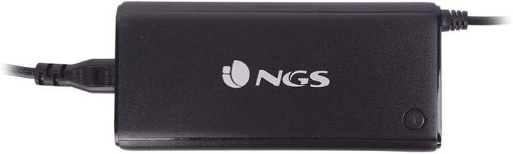 NGS BAN - Manuelles 90W Universal-Laptop-Ladegerät, Ladegerät mit 11 Adaptern, kompatibel mit HP, De