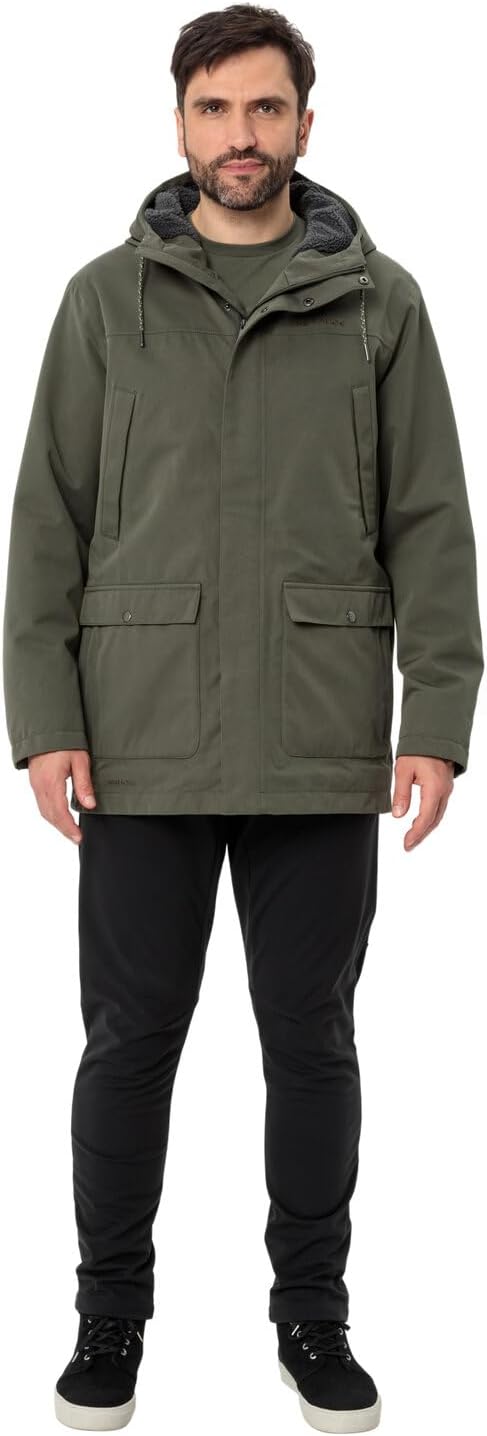 VAUDE Herren Men's Manukau Parka Ii Jacke M black/khaki, M black/khaki