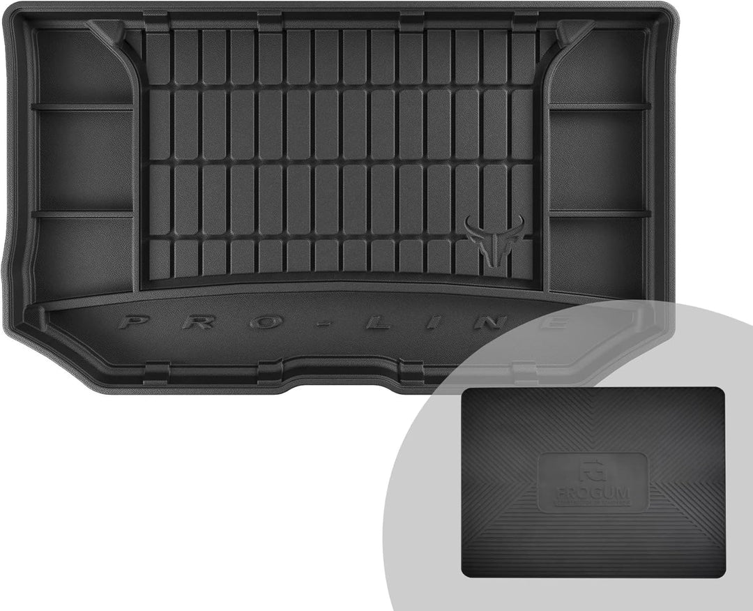 FROGUM ProLine 3D Gummimatte Exklusive Auto Kofferraummatte Kofferraumwanne für Ford Fiesta VII Acti