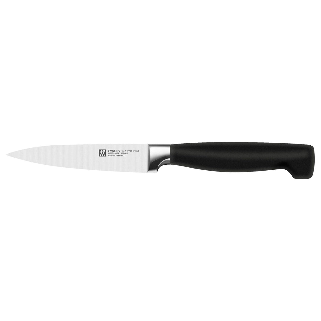 Zwilling Vier Sterne Spick und Garniermesser, ergonomischer Kunststoffgriff, Klingenlänge 10 cm, sch