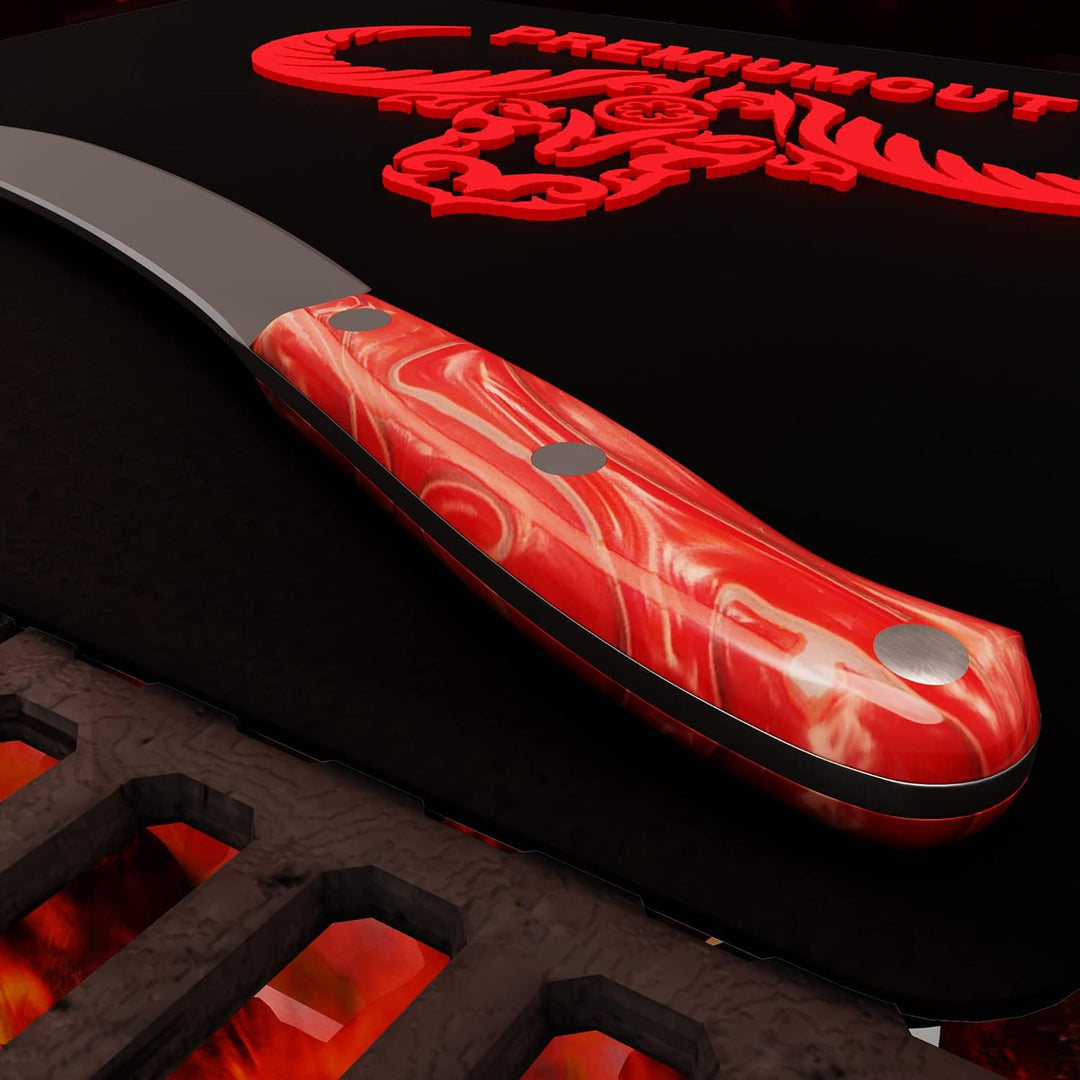 GIESSER seit 1776 - Made in Germany - Spickmesser 10 cm Red Diamond, PremiumCut Office No 1, Officem