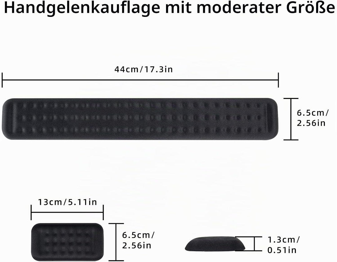 Yizhet Handgelenkauflage Set für Tastatur und Maus Handballenauflage mit Ergonomische Memory Schaum