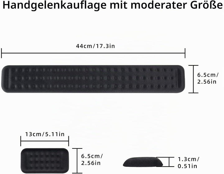 Yizhet Handgelenkauflage Set für Tastatur und Maus Handballenauflage mit Ergonomische Memory Schaum