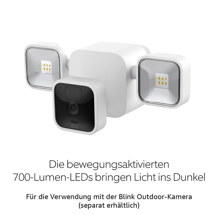 Blink Floodlight Mount | Flutlicht-Halterung für die Blink Outdoor-Kamera | Weiss Weiss Nur Flutlich