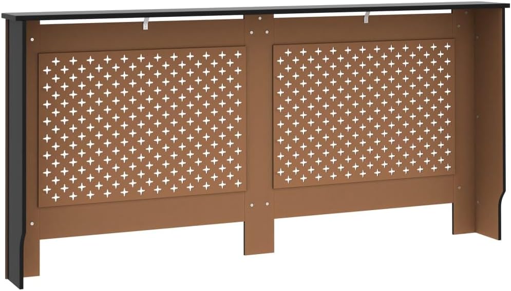 puraday Wohnzimmer Heizkörperabdeckung 172x19x81.5 cm MDF Heizkörper Verkleidung Abdeckung Dekorativ