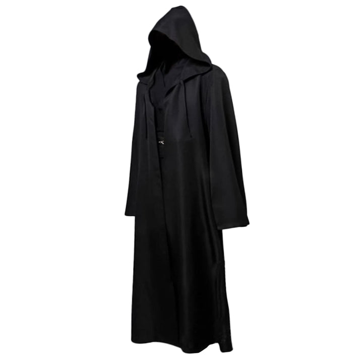 GraduationMall Umhang mit Kapuze Herren Damen Mittelalter Mantel Jedi Robe Ritter Fancy Halloween Co