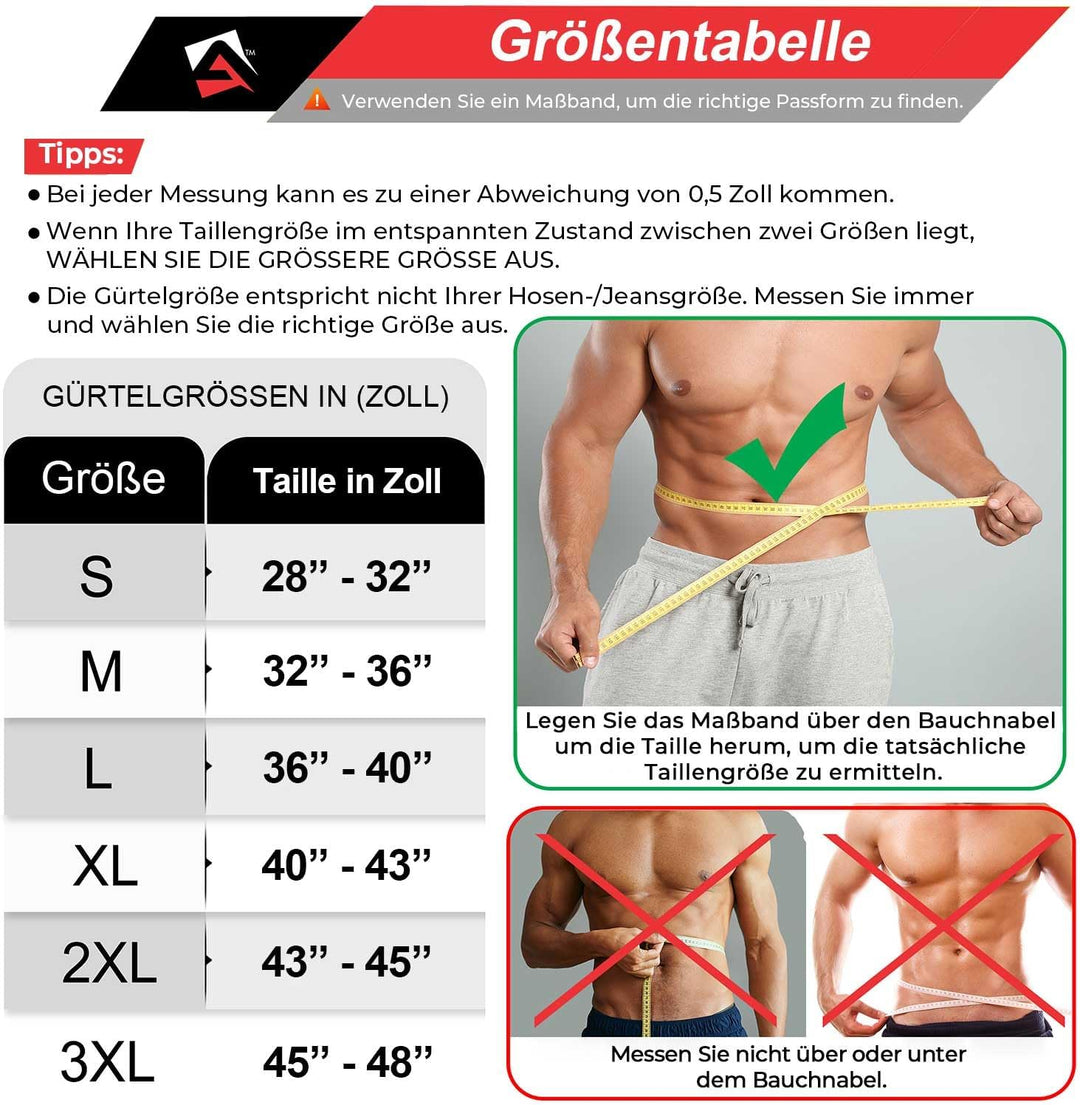 AQF Gewichthebergürtel 10.2cm Breit Leder Gepolsterte Kraftraining Gürtel, Lendenwirbelstütze Gürtel