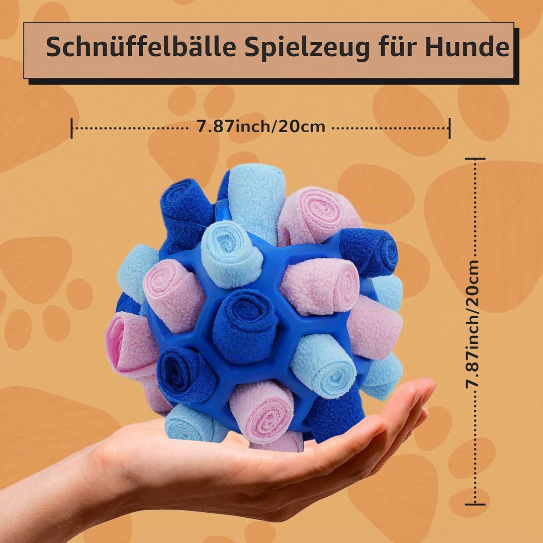 Schnüffelball für Hunde, Schnüffelteppich Schnüffelspielzeug Interaktive Hundespielzeug tragbarer Ha