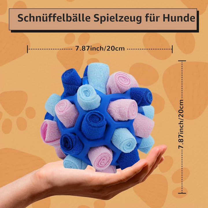 Schnüffelball für Hunde, Schnüffelteppich Schnüffelspielzeug Interaktive Hundespielzeug tragbarer Ha